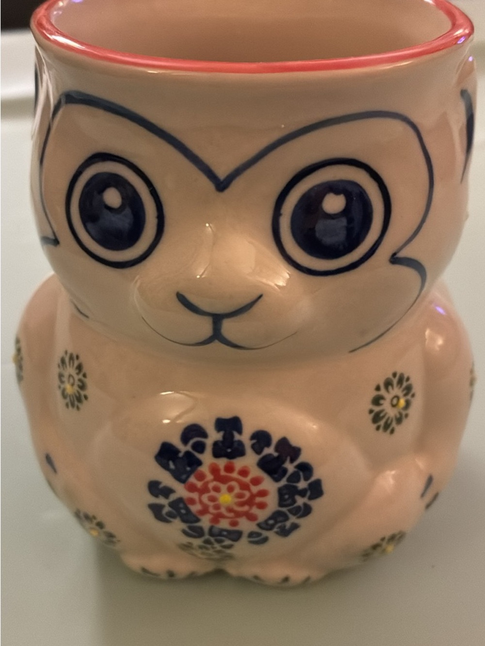 Yokohama Studio Hand Painted Monkey Mug